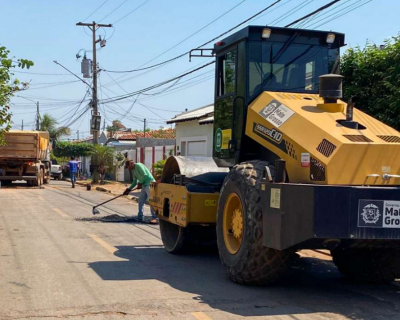 Servios de infraestrutura melhoram mobilidade e segurana em Vrzea Grande