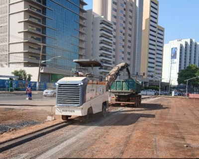 Trnsito ser alterado em dois retornos da Avenida do CPA para continuidade das obras do BRT
