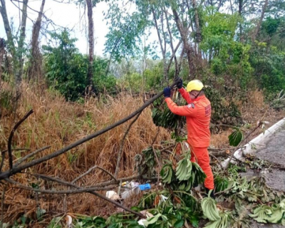 Chuva forte mobiliza Corpo de Bombeiros em Campo Verde e Sinop