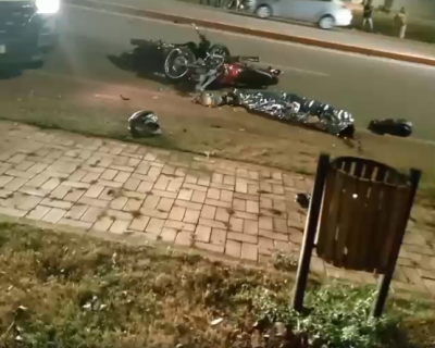 Coliso entre motos deixa morto e ferido grave em Rondonpolis