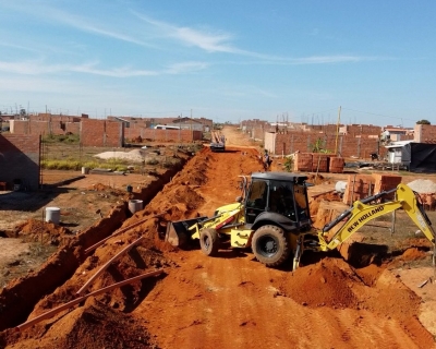 Prefeitura de Rondonpolis inaugura rede de gua e esgoto no bairro Alfredo de Castro 3