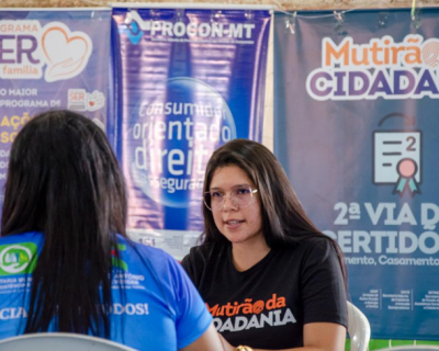 Mutiro da Cidadania leva servios gratuitos a populao de Santo Antnio do Leverger