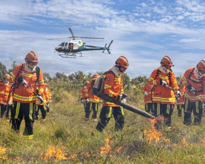 Corpo de Bombeiros combate oito inc�ndios florestais neste s�bado (27)