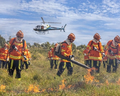 Corpo de Bombeiros combate 17 incndios florestais nesta quarta-feira (1)