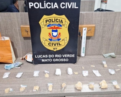 Pol�cia Civil prende motorista de aplicativo que realizava entrega de drogas