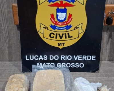 Pol�cia Civil identifica e fecha ponto de venda de drogas em Lucas do Rio Verde