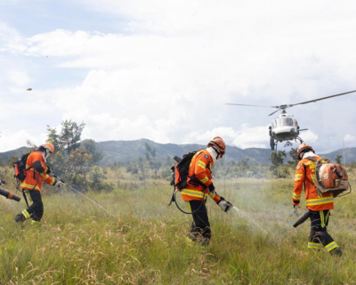 Corpo de Bombeiros combate 18 incndios florestais neste domingo (5)