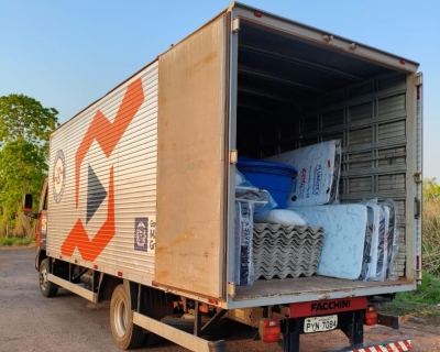Defesa Civil de MT envia materiais e apoio tcnico para Porto dos Gachos aps vendaval