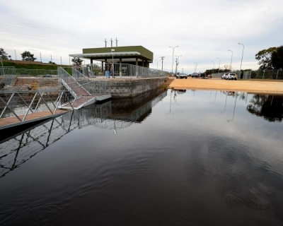 Governo de MT conclui construo de per no Rio Mutum em Baro de Melgao