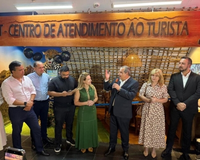 Governo e prefeituras inauguram espao de atendimento e informaes tursticas no Aeroporto Marechal Rondon
