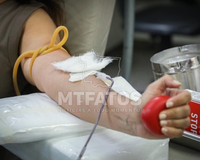 MT Hemocentro precisa de doa��es para refor�ar estoque de sangue tipo O-