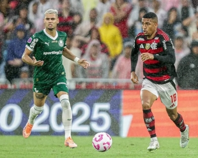 Conmebol confirma quais ser�o os uniformes de Flamengo e Palmeiras na final da Libertadores 