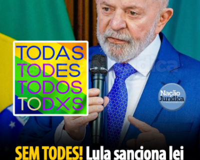 Lula sanciona lei que probe linguagem neutra em rgos pblicos
