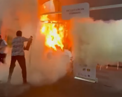 Fogo atinge rea da Blue Zone na COP30 em Belm e provoca evacuao total do evento