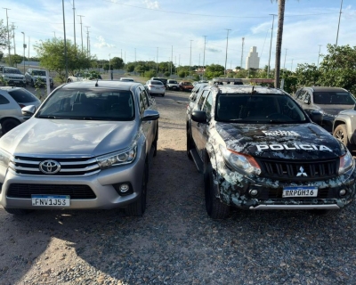 Homem � preso com caminhonete roubada em Cuiab� ap�s abordagem da Rotam