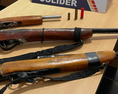 Acusado de ameaar a esposa  preso com trs armas no Norto