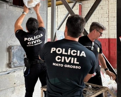 Pol�cia Civil incinera cerca de 1,5 tonelada de drogas em Cuiab�