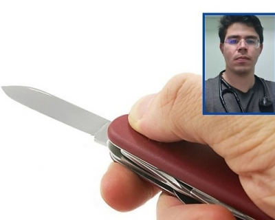 M�dico psiquiatra � preso ap�s esfaquear homem durante confus�o em distribuidora de Cuiab�