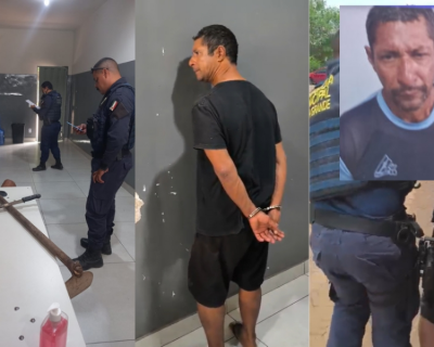 Homem armado com fac�o e enxada � preso ap�s amea�ar passageiros em terminal de V�rzea Grande