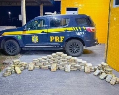 Creta guinchado escondia quase 100 tabletes de drogas e motorista � preso na BR-070