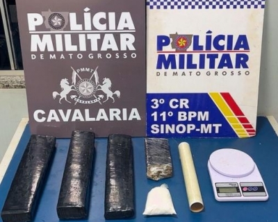 Mulher � detida ao ocultar drogas de fac��o dentro de resid�ncia em Sinop