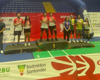 Atleta da Unemat brilha no Sul-Americano e conquista duas medalhas no Parabadminton na Col�mbia