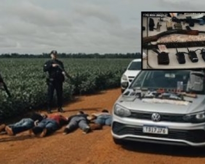 Casal � feito ref�m em assalto e Pol�cia Militar prende cinco envolvidos em Nova Ubirat�