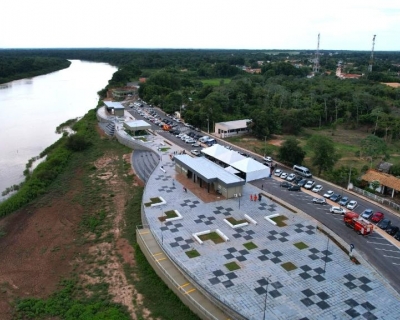 Governo entrega orla tur�stica, refor�a seguran�a e amplia investimentos em Santo Ant�nio de Leverger