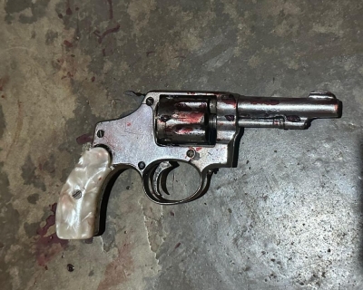 Pol�cia Militar apreende arma de fogo e tabletes de maconha com faccionado em Araguaiana