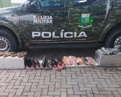Batalh�o Ambiental da PM apreende 52 quilos de pescado irregular em V�rzea Grande