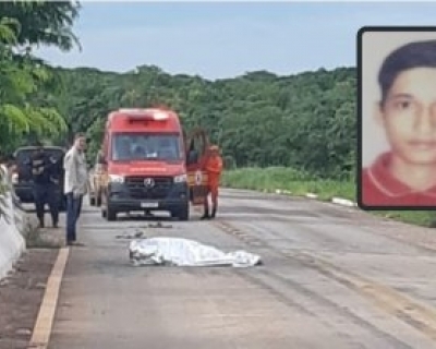 Motociclista de 18 anos morre ap�s perder controle da moto na MT-343, em C�ceres