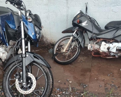 PM recupera motos furtadas de p�tio de delegacia e prende faccionado por recepta��o e tr�fico