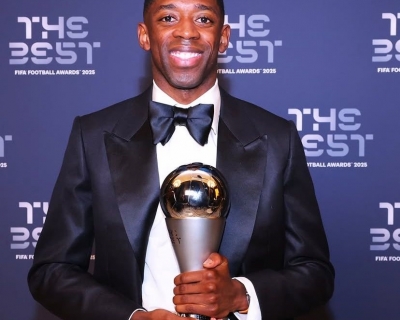 Demb�l� conquista o The Best 2025 e � eleito o melhor jogador do mundo