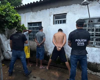 Pol�cia Civil cumpre mandado de pris�o por roubo contra casal de idosos em Cuiab�