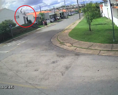 Obrigado � pouco. Ele me salvou, diz moradora resgatada em inc�ndio em Cuiab�(V�deo)