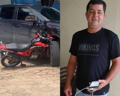 Motociclista morre ap�s colis�o com caminhonete em avenida de Alta Floresta