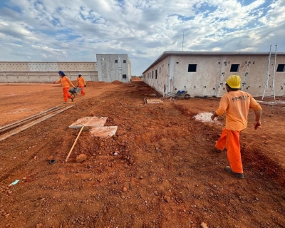 MT emprega 100% de m�o de obra de reeducandos na constru��o de unidades prisionais