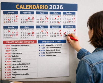 Governo Federal divulga feriados e pontos facultativos de 2026; confira todas as datas