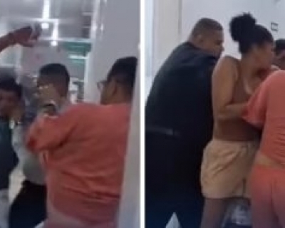 Casal embriagado agride profissionais de sa�de dentro de UPA em MT(V�deo)