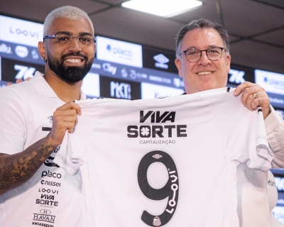 Gabigol � apresentado no Santos, assume a camisa 9 e diz que retorno �n�o � passo atr�s�
