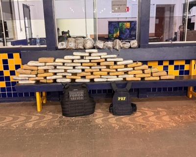 A��o integrada da For�a T�tica e PRF apreende 73 quilos de supermaconha em Rondon�polis