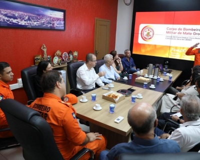 Corpo de Bombeiros apresenta sistema Fireloc a unidades hospitalares de Cuiab� e V�rzea Grande