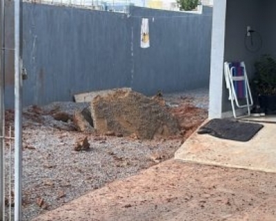 Explos�o em fossa arremessa concreto e deixa morador em estado grave em Sorriso