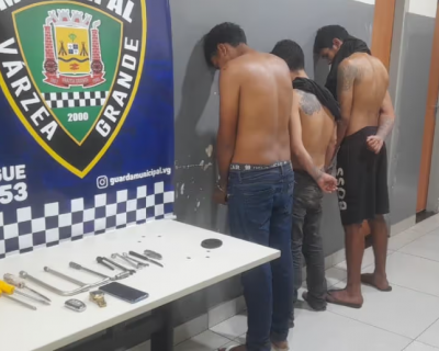 Guarda Municipal desarticula grupo suspeito de furtar m�dulos eletr�nicos de caminh�es em Mato Grosso