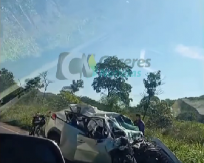 Colis�o frontal na BR-070 deixa duas v�timas fatais em C�ceres