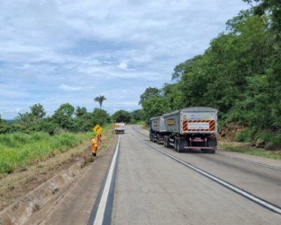 Serra de S�o Vicente ter� mudan�as no tr�fego para obras e instala��o de c�meras na BR-364