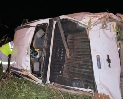 Capotamento na BR-163 deixa cinco feridos e situa��o inusitada marca resgate em Sorriso