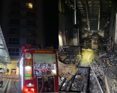 Homem � preso ap�s incendiar apartamento e tentar matar a esposa em Sorriso