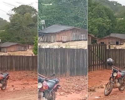 Temporal causa estragos e correnteza arrasta casa em distrito de Cotrigua�u(V�deo)
