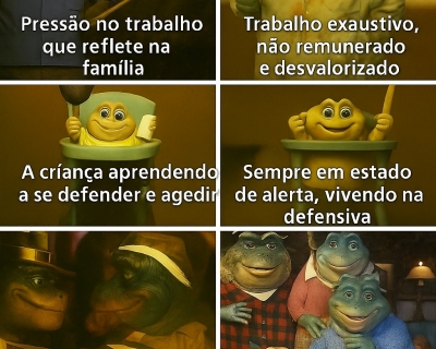 Do Riso � Reflex�o: Viol�ncia Dom�stica inserida em Desenho dos Anos 90